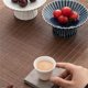 thumbnail image 2 of Soporte de cerámica retro para tartas, plato de frutas, bandeja para tartas de té, accesorios para ceremonia del té, porcelana blanca, 2 of 3