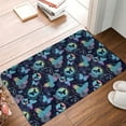 thumbnail image 5 of Daiia Blue Butterfly Front Door Mat, Heavy Duty Durable Welcome Mat for Outdoor Indoor, Dirt Trapper Waterproof Super Absorbent Door Mat, 16" x 24", 5 of 9