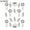 STZ632, variant on UDIYO Floral Feather Simple Drawing Women Nail Sticker Decal Beauty DIY Manicure Tools