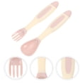 thumbnail image 3 of 1 Set Baby Fork and Spoon Sets Eating Cutlery Kits Baby Feeding Utensils, 3 of 8