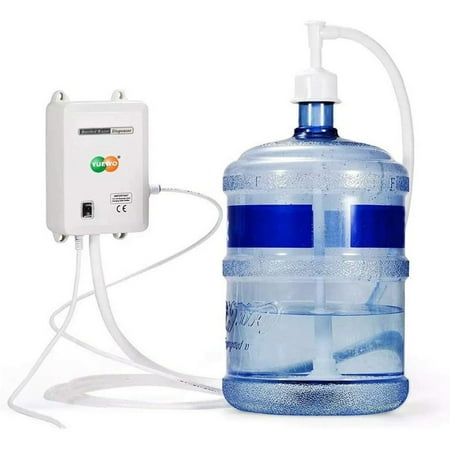 

20Ft Bottle Water Dispensing Pump System With 110V Ac Us Plug For 5 Gallon Bottle 5 Gallon Water Jug Single and Twin Tube (Single Tube)