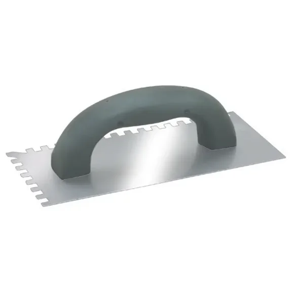 5/16" x 5/16" x 1/4" Allway SNTS2 SNT-Series Soft Grip Square Notch Trowel