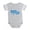 Heather Gray, variant on CafePress - Ant Blue - Cute Infant Baby Football Bodysuit