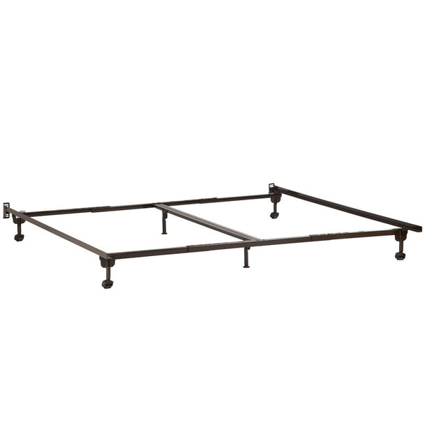 Metal Bed Frame TwinFullTwin XLQueenCalifornia KingKing Rollers