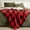 Buffalo Check - Red/Black, variant on Fleece/Sherpa Christmas Throw - Super Soft Holiday Printed Blanket for Couch, Chair, or Bed - Cozy, Luxurious Plush - 50" x 60", Holiday Cats