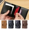 thumbnail image 1 of Card Holder Wallet Slim Wallet Travel Wallet Credit Card Holder For Women Men Card Holder Wallet Multi-Functional Card Bag Men'S And Women'S Short Card Credit Card Wallet, 1 of 4