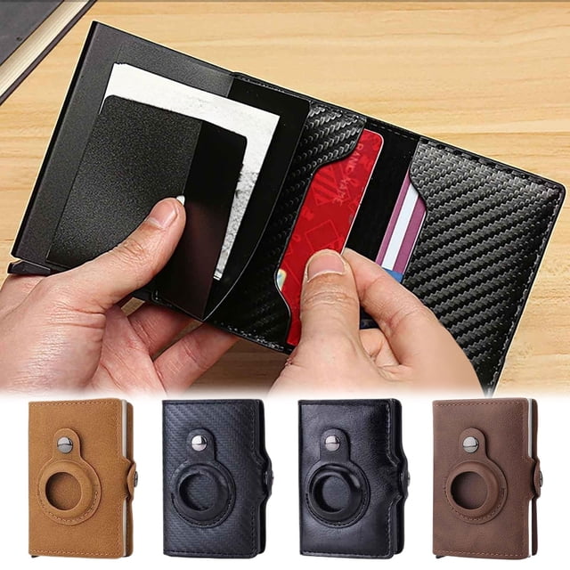 Card Holder Wallet Slim Wallet Travel Wallet Credit Card Holder For Women Men Card Holder Wallet Multi-Functional Card Bag Men'S And Women'S Short Card Credit Card Wallet