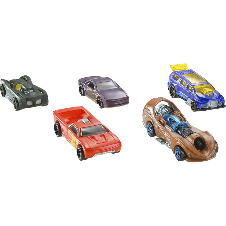 Hot Wheels Cars, Color Shifters 5-Pack with Repeat Color-Change Feature  (Styles May Vary)