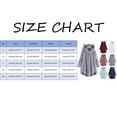 thumbnail image 2 of WEIYLL Womens Fleece Jacket Velvet Cat Ear Hooded Soild Patchwork Button Plush Navy Ladies Fall Tops And Blouses Size S, 2 of 4