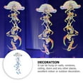 thumbnail image 4 of 1pc Delicate Jellyfish Shaped Hanging Decor Spiral Shaped Pendant Party Decor, 4 of 7