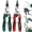 Green+red, variant on 8-in-1 Digital Electrician's Pliers – Strip, Cut, Crimp & Test Voltage Multifunctional Wire Stripper Twister with LED Voltage Tester for Home Repair, Professional Electrician Tool