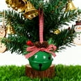 thumbnail image 3 of Dserfhy Christmas Bell Ornaments with Pinecones Berries Plaid Bow Rustic Metal Jingle Bells Xmas Tree Hanging Decor for Holiday Door Window Tree Party Decor, 3 of 8