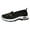 Black, variant on Zapatos Ortopedicos para Mujer, Women's Woven Orthopedic Breathable Soft Sole Shoes, Go Walking Slip On Casual Comfortable Diabetic Sneaker