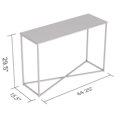 thumbnail image 2 of Safdie & Co. Console Table 44L Brown Reclaimed Wood Black X Metal, 2 of 4