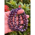 thumbnail image 6 of 10 Pcs Amethyst Crystal Bead Bracelet 8mm, Genuine Purple Amethyst Stretch Gemstone Bracelet, Healing Crystal Bracelet, Gift for Men & Women, 6 of 10