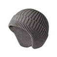thumbnail image 3 of CoCopeanut Ear Protection Skullies Beanies for Women Men Winter Warm Woolen Knitted Hat Casual Elastic Skullcap Bonnet Unisex Melon Cap, 3 of 6