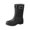Black, variant on Orthopedic Mid Calf Rain Boots for Women, Matte PVC Slip On Gardening Boots, Lightweight Arch Support Outdoor Daily Walking Shoes Green