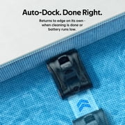 iGarden Robotic Pool Cleaner K Series, Cordless Pool Vacuum Robot for Inground & Above Ground Pools, Smart Navigation, Touchscreen, Self-Parking, Cleans Floor, Wall & Waterline, 220 Min