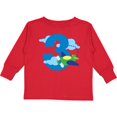 thumbnail image 3 of Inktastic 3rd Birthday Airplane Pilot Boys Long Sleeve Toddler T-Shirt, 3 of 5