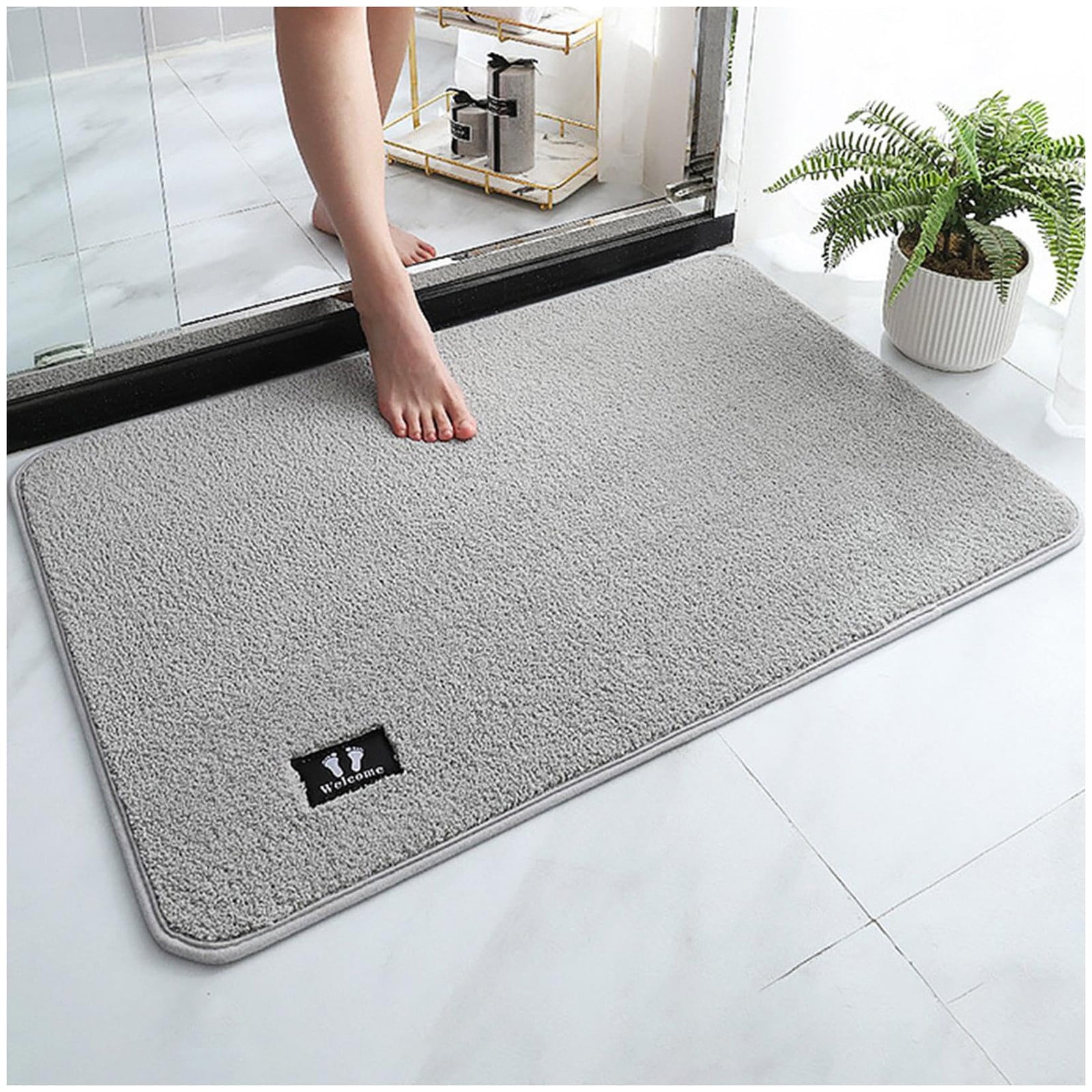 Paillasson D'Intérieur Ultra Fin Et Lavable - 2,65 Mm D'Épaisseur, Antidérapant, Absorbant - Multi-Tailles