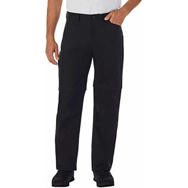Eddie Bauer Mens Lightweight Convertible Pants (Black, 32X32)