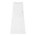 thumbnail image 4 of SMihono Trendy Womens Summer Dresses Lightweight Loose Crewneck Sleeveless Comfy Cotton Linen Dress Solid Flowy Midi Beach Dress White M, 4 of 8