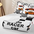 thumbnail image 4 of Homewish Boys Racing Car Twin Quilt Set,Extreme Sports Twin Coverlet Set,2 Pieces, 4 of 7