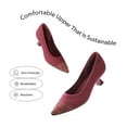 thumbnail image 2 of BURUDANI Women's Elegant Knit Heels – Chic & Comfortable, 2 of 7