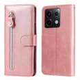 thumbnail image 1 of Estuche de Cuero PU con Cierre para Xiaomi Redmi Note 13 Pro 5G , Funda Protectora con Billetera y Correa, 1 of 6