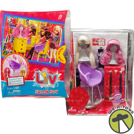 Liv Real Girls Real Life Salon Set Spin Master 2009 No. 20026890 NRFB