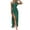 Green #1, variant on Womens Dresses, Women Evening Gown Backless High Slit Dress Solid Color Sleeveless One-Shoulder Maxi Dress Leisure Green L