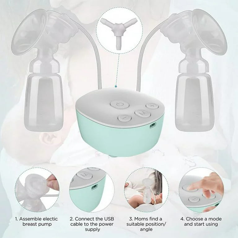 Ifanze Double Electric Breast Pump, Portable Low Noise Breast