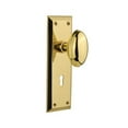 thumbnail image 6 of Nostalgic Warehouse Nykhom_Psg_234_Kh Homestead Solid Brass Passage Door Knob Set - Bronze, 6 of 7
