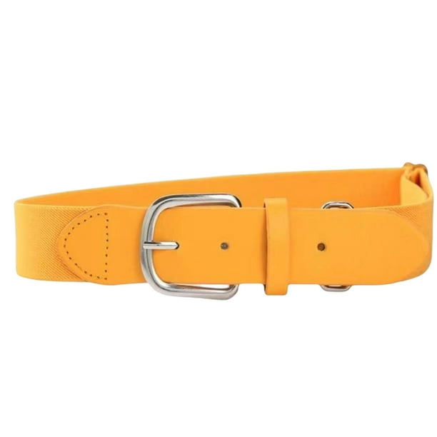 Cinturón de béisbol Yuyangstore Cinturón de mujer Amarillo