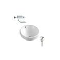 thumbnail image 1 of DROP Bath and Kitchen DR091221 Bathroom Vessel Sink Set, 1 of 5