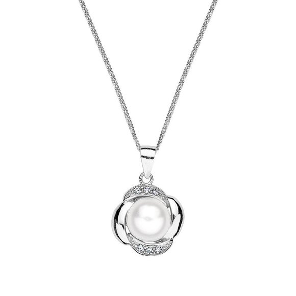 Collier Chaîne en Perles Véritables Scintillantes