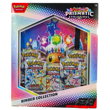 Pokemon Scarlet & Violet: Prismatic Evolutions Binder Collection Box!