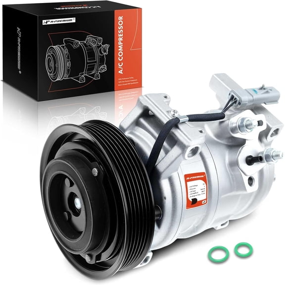A-Premium AC Compressor with Clutch Compatible with Chrysler Pacifica 2005 2006 2007 2008 V6 3.8