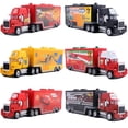 thumbnail image 2 of Disney-coches Pixar Cars 2 y 3 para niños, juguete de Rayo McQueen, Jackson Storm, Mack, UncleTruck 1:55, coche de Metal fundido a presión, regalos de cumpleaños, 2 of 4