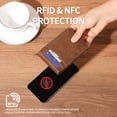 thumbnail image 5 of SENDEFN Slim Wallet for Men ID Window with RFID Blocking Front Pocket Minimalist Bifold Bussiness Card Holder Gift for Men, 5 of 6