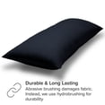 thumbnail image 4 of Bare Home Body Pillowcase - Zipper Closure - Ultra Soft - Double Brushed - Midnight Blue, 4 of 7