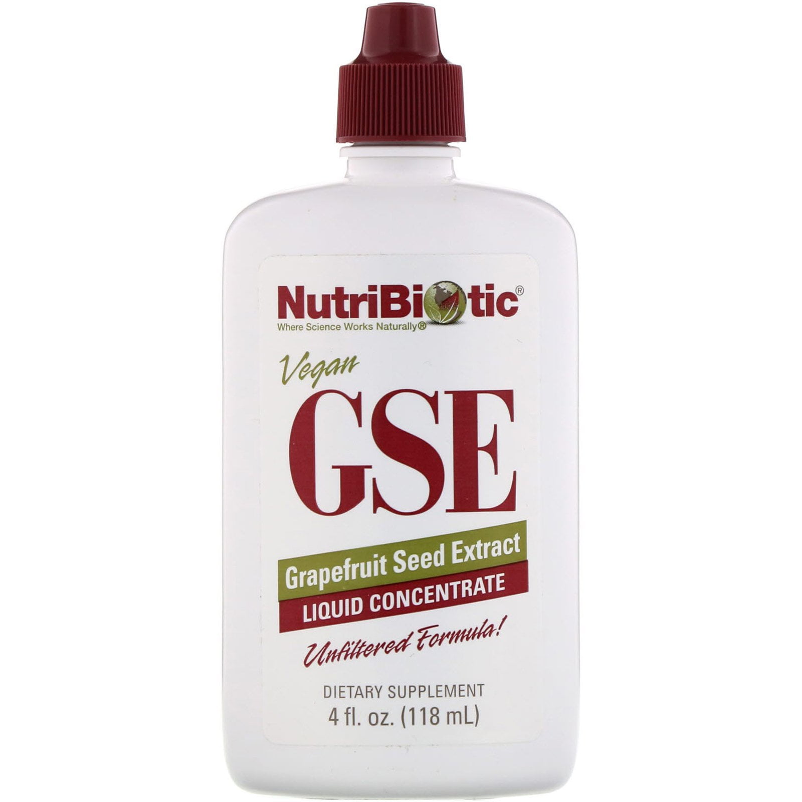 Shah Doktor i filosofi rækkevidde NutriBiotic Vegan GSE Grapefruit Seed Extract, Liquid Concentrate, 4 fl oz  (118 ml) - Walmart.com