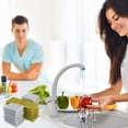 thumbnail image 4 of EeaseMX 24 esponjas con purpurina para fregar, estropajos para el hogar, esponja para lavar platos, paño de limpieza para el hogar y la cocina., 4 of 7