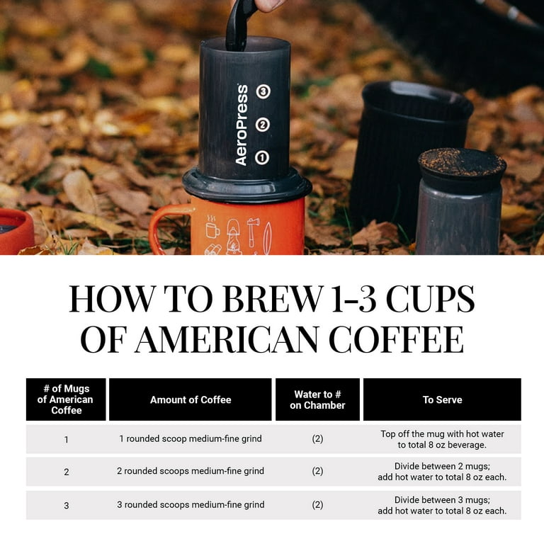AeroPress Go Travel Coffee Press manual brewing tool
