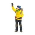 thumbnail image 2 of Figuras de personas trepadoras a escala 1/87, modelo de personas en miniatura para mesa de arena de casa de muñecas Amarillo, 2 of 9