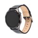 thumbnail image 1 of Correas de reloj de piel de vaca Unique Bargains para hombres y mujeres, correa de reloj de 22 mm, correa de piel de vaca negra, 1 of 6