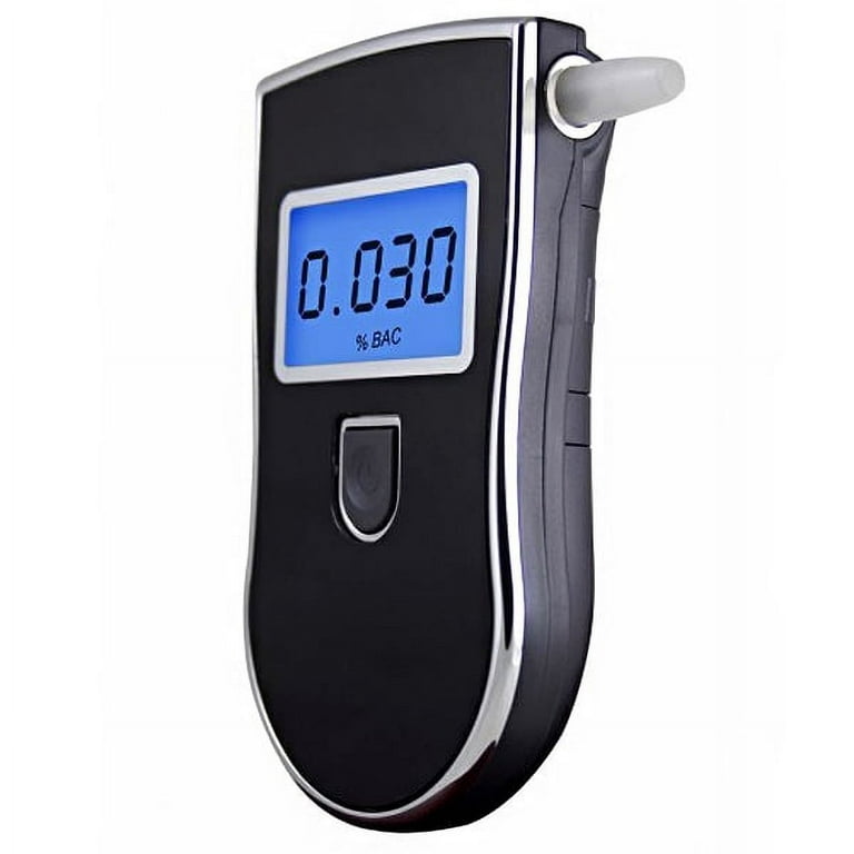 Professional Alcohol Tester with Digital Blue LCDDisplay High Precisions  Alcohol Meter Accurate Promille Meter for Home