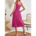 thumbnail image 2 of Vestido de verano Dokotoo 2025 sin mangas con botones para mujer, 2 of 6