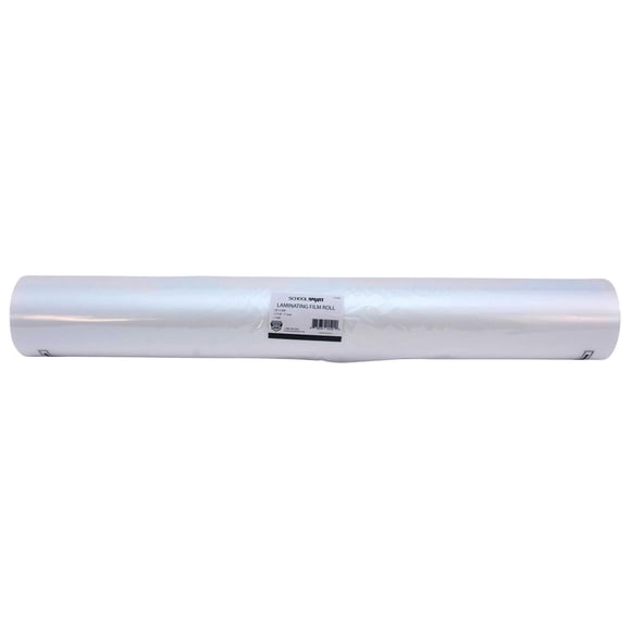 Rollo de película laminadora School Smart de 25 pulgadas x 500 pies y 1.5 mil de grosor
