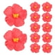 thumbnail image 5 of 15 piezas de hibisco hawaiano artificial realista, flores de imitación para fiestas, impresionantes decoraciones florales tropicales., 5 of 8